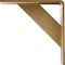 Ekena Millwork Traditional Steel Bracket, Hammered Gold 2"W x 8"D x 8"H BKTM02X08X08TRHGO - alternate 2
